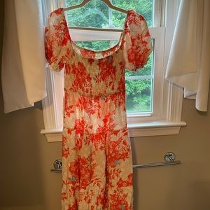 Boho, floral print Sundress